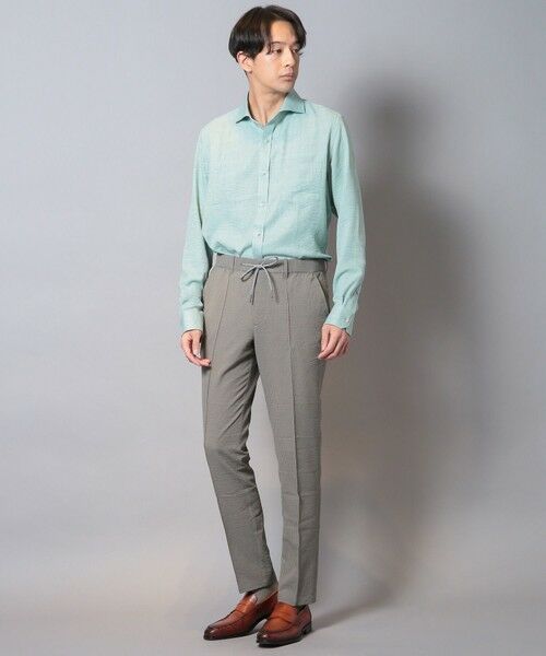 MEN'S BIGI / メンズビギ シャツ・ブラウス | メランジポリエステルホリゾンタルカラーシャツ | 詳細20