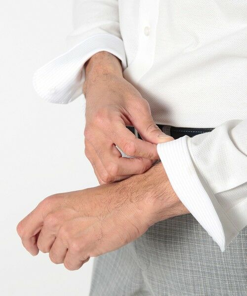 MEN'S BIGI / メンズビギ シャツ・ブラウス | 【ACTIVE TAILOR】コーコランコットン鹿の子ドレスシャツ | 詳細4