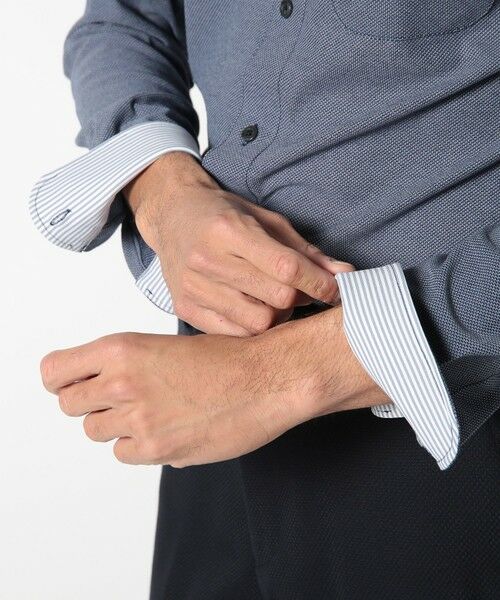 MEN'S BIGI / メンズビギ シャツ・ブラウス | 【ACTIVE TAILOR】コーコランコットン鹿の子ドレスシャツ | 詳細9