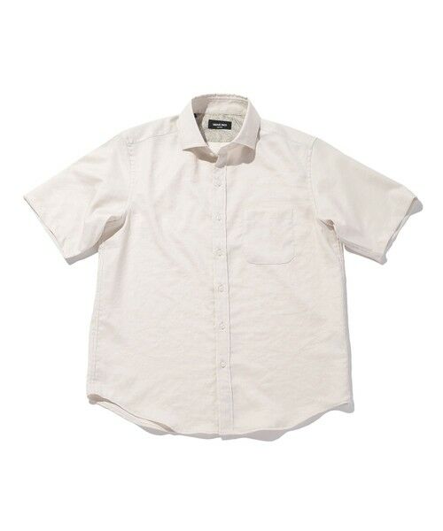 MEN'S BIGI / メンズビギ シャツ・ブラウス | オクシィジュエルストレッチ半袖シャツ（オフホワイト）