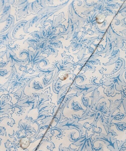 MEN'S BIGI / メンズビギ シャツ・ブラウス | コットンダンガリーエスニックプリント半袖シャツ | 詳細6