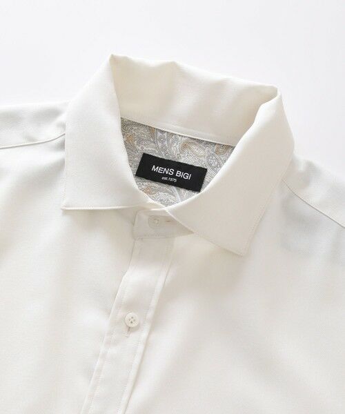 MEN'S BIGI / メンズビギ シャツ・ブラウス | オクシィジュエルストレッチ7分シャツ | 詳細1