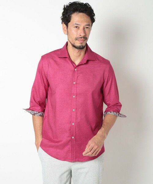 MEN'S BIGI / メンズビギ シャツ・ブラウス | オクシィジュエルストレッチ7分シャツ | 詳細7