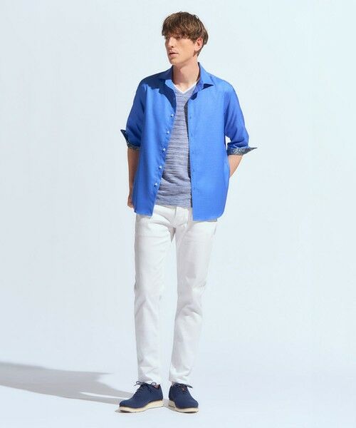 MEN'S BIGI / メンズビギ シャツ・ブラウス | オクシィジュエルストレッチ7分シャツ | 詳細16