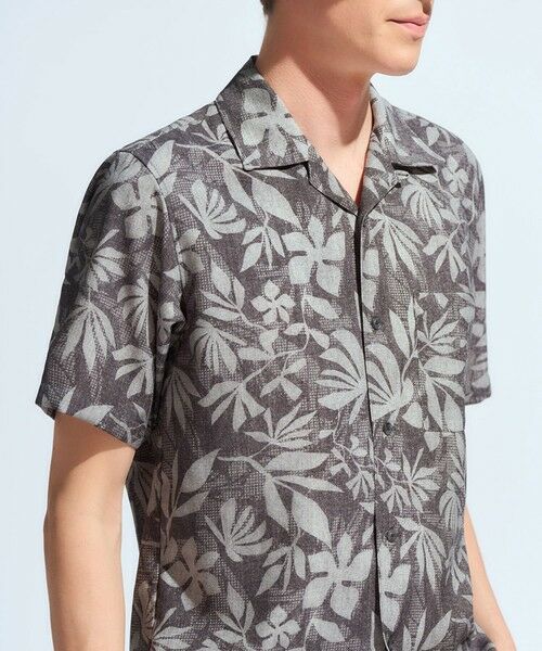 MEN'S BIGI / メンズビギ シャツ・ブラウス | オリジナルボタニカルプリント開襟シャツ | 詳細13
