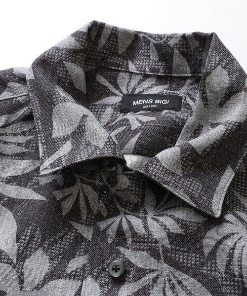 MEN'S BIGI / メンズビギ シャツ・ブラウス | オリジナルボタニカルプリント開襟シャツ | 詳細6
