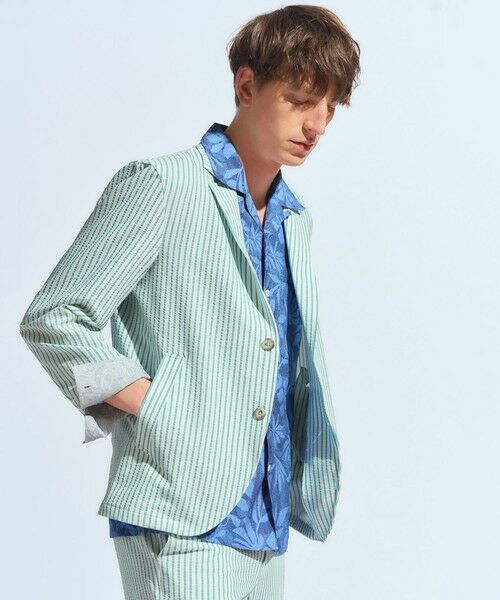 MEN'S BIGI / メンズビギ シャツ・ブラウス | オリジナルボタニカルプリント開襟シャツ | 詳細21