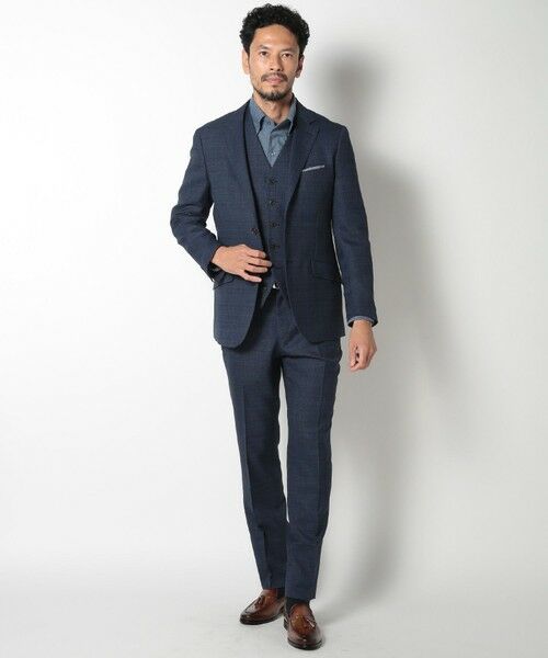 MEN'S BIGI / メンズビギ テーラードジャケット | 【ACTIVE TAILOR】ミックスヤーン/ホップサックジャケット | 詳細10