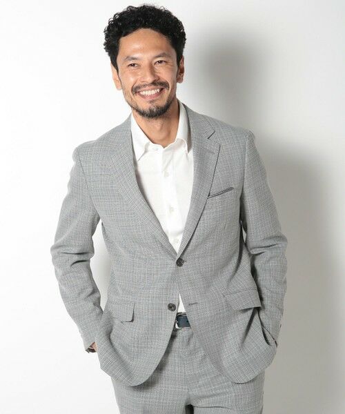 MEN'S BIGI / メンズビギ テーラードジャケット | 【ACTIVE TAILOR】ミックスヤーン/ホップサックジャケット | 詳細16