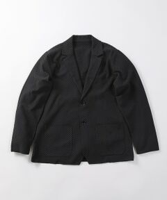 MEN'S BIGI / メンズビギ テーラードジャケット | ポリエステルエアリードッツテーラードジャケット