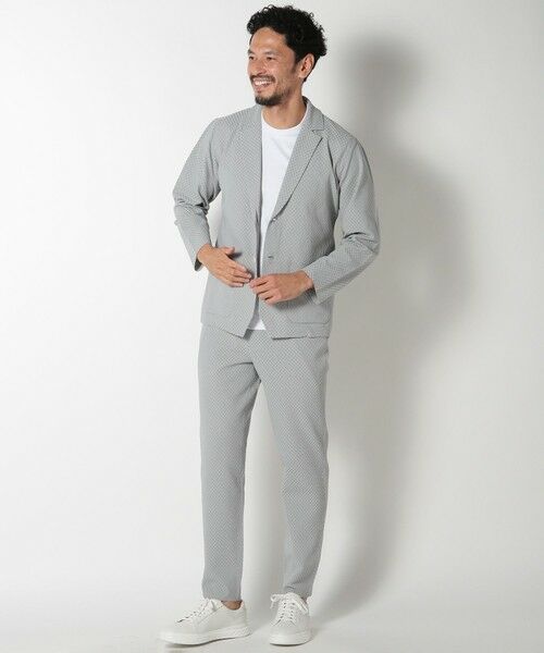 MEN'S BIGI / メンズビギ テーラードジャケット | ポリエステルエアリードッツテーラードジャケット | 詳細8