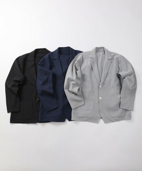 MEN'S BIGI / メンズビギ テーラードジャケット | ポリエステルエアリードッツテーラードジャケット | 詳細17