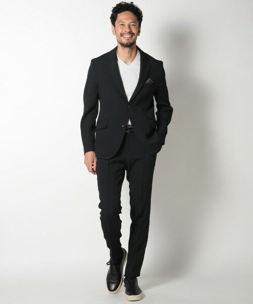 MEN'S BIGI / メンズビギ テーラードジャケット | ヘリンボーンストレッチジャケット | 詳細4