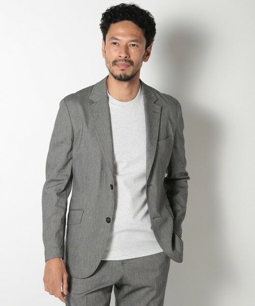 MEN'S BIGI / メンズビギ テーラードジャケット | 【ACTIVE TAILOR】ドビーストレッチテーラードジャケット | 詳細7