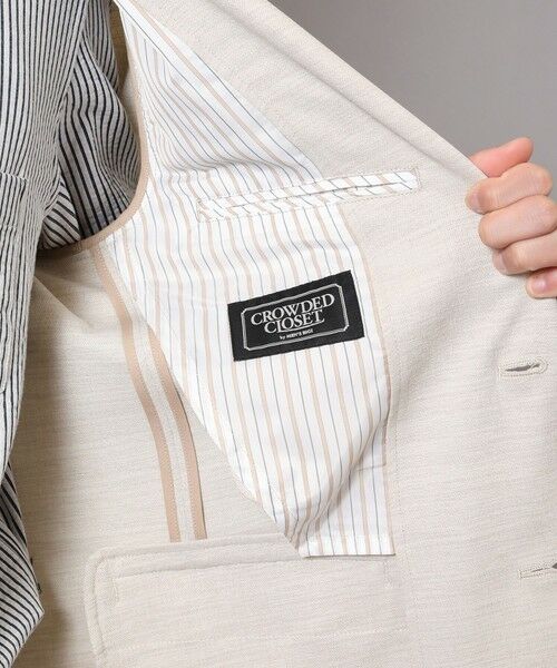 MEN'S BIGI / メンズビギ テーラードジャケット | スラブツイルテーラードジャケット（セットアップ対応） | 詳細6