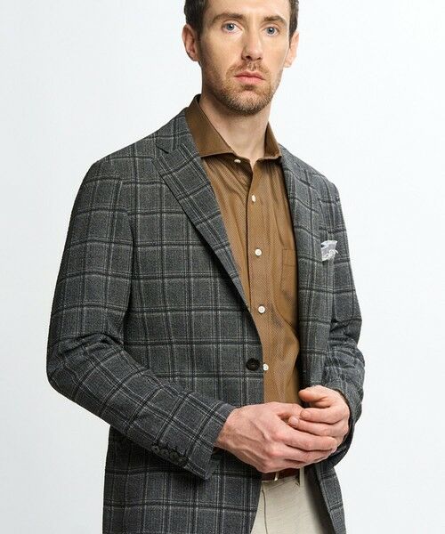 MEN'S BIGI / メンズビギ テーラードジャケット | ＜EVALET＞サッカーテーラードジャケット（セットアップ対応） | 詳細3