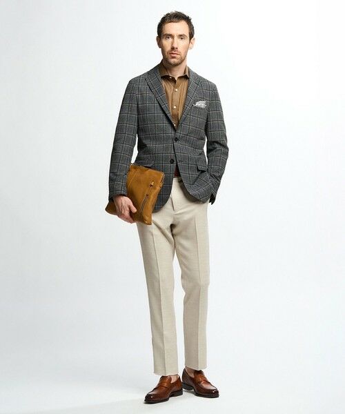 MEN'S BIGI / メンズビギ テーラードジャケット | ＜EVALET＞サッカーテーラードジャケット（セットアップ対応） | 詳細4