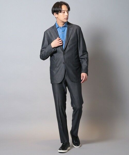 MEN'S BIGI / メンズビギ テーラードジャケット | ＜イージーケア＞プリントテーラードジャケット（セットアップ対応） | 詳細1