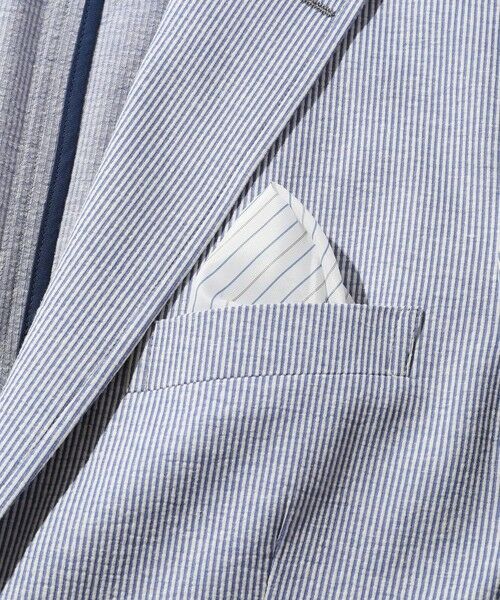MEN'S BIGI / メンズビギ テーラードジャケット | サッカーストライプジャージテーラードジャケット | 詳細12