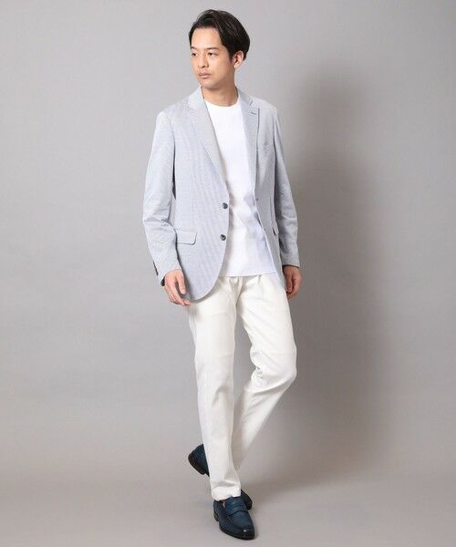 MEN'S BIGI / メンズビギ テーラードジャケット | サッカーストライプジャージテーラードジャケット | 詳細3