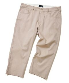 MEN'S BIGI / メンズビギ ショート・ハーフ・半端丈パンツ | COOLMAXドビーストレッチクロップドパンツ
