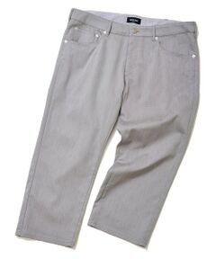 MEN'S BIGI / メンズビギ ショート・ハーフ・半端丈パンツ | COOLMAXドビーストレッチクロップドパンツ