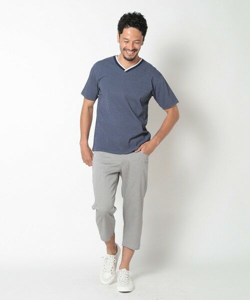 MEN'S BIGI / メンズビギ ショート・ハーフ・半端丈パンツ | COOLMAXドビーストレッチクロップドパンツ | 詳細11