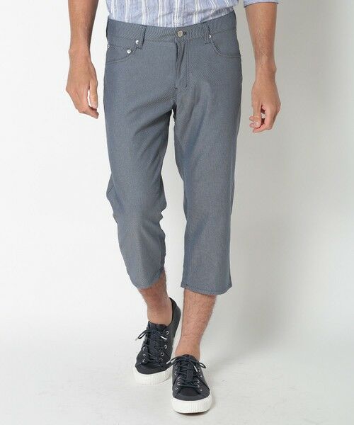 MEN'S BIGI / メンズビギ ショート・ハーフ・半端丈パンツ | COOLMAXドビーストレッチクロップドパンツ | 詳細13