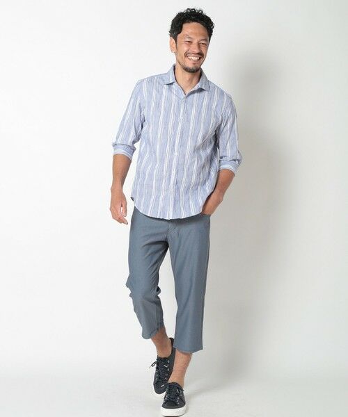 MEN'S BIGI / メンズビギ ショート・ハーフ・半端丈パンツ | COOLMAXドビーストレッチクロップドパンツ | 詳細14