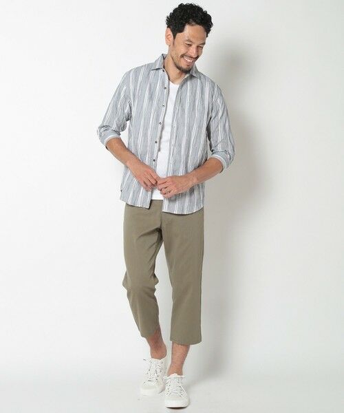 MEN'S BIGI / メンズビギ ショート・ハーフ・半端丈パンツ | COOLMAXドビーストレッチクロップドパンツ | 詳細19