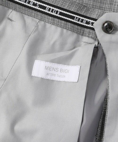 MEN'S BIGI / メンズビギ スラックス・ドレスパンツ | 【ACTIVE TAILOR】ミックスヤーン/ホップサックスラックス | 詳細7