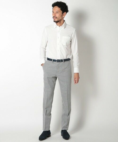 MEN'S BIGI / メンズビギ スラックス・ドレスパンツ | 【ACTIVE TAILOR】ミックスヤーン/ホップサックスラックス | 詳細1