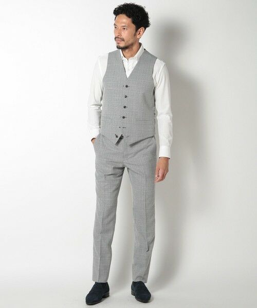 MEN'S BIGI / メンズビギ スラックス・ドレスパンツ | 【ACTIVE TAILOR】ミックスヤーン/ホップサックスラックス | 詳細2