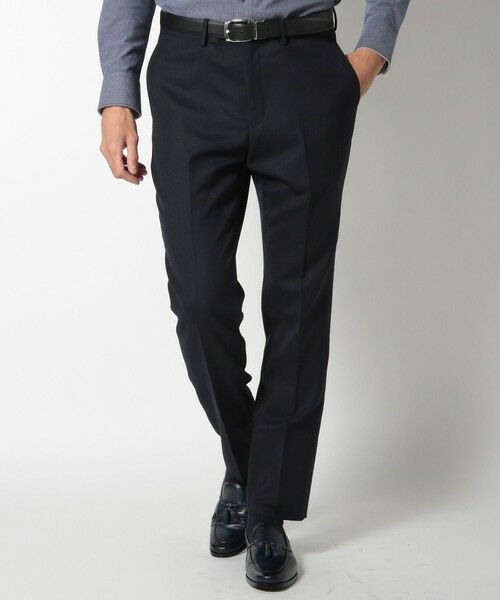 MEN'S BIGI / メンズビギ スラックス・ドレスパンツ | 【ACTIVE TAILOR】ミックスヤーン/ホップサックスラックス | 詳細11