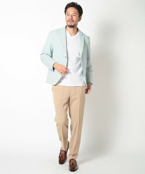 MEN'S BIGI / メンズビギ スラックス・ドレスパンツ | ブッチャーストレッチイージーパンツ | 詳細5