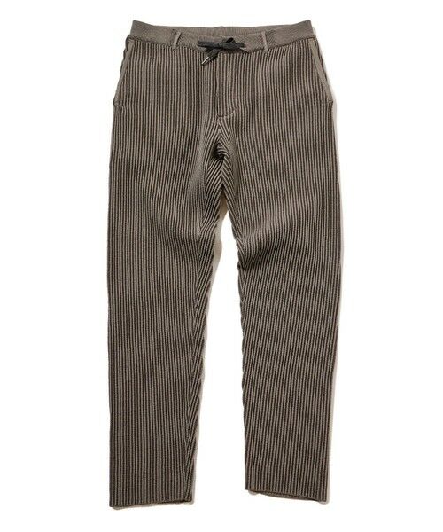 MEN'S BIGI / メンズビギ その他パンツ | たて畝ニットイージーパンツ（チャコールグレー）