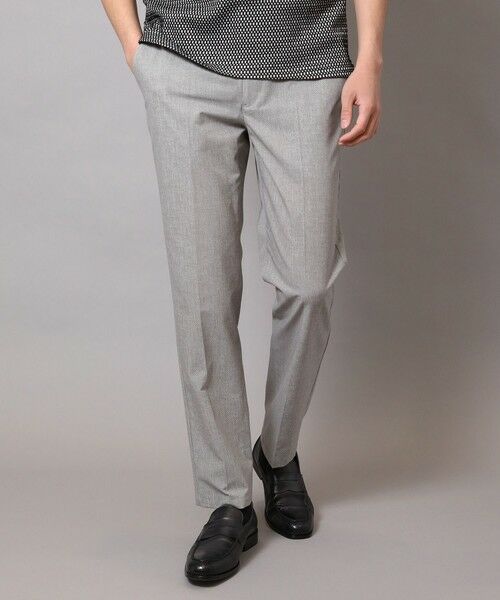 MEN'S BIGI / メンズビギ スラックス・ドレスパンツ | ＜COOL DOTS＞プリントスラックスパンツ（セットアップ対応）（グレー）