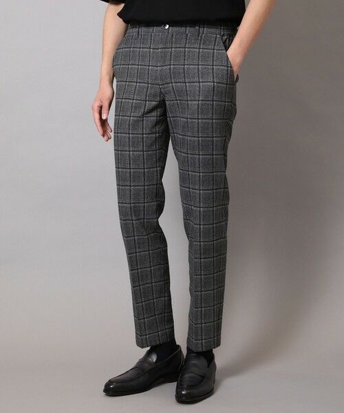 MEN'S BIGI / メンズビギ スラックス・ドレスパンツ | ＜イージーケア＞サッカースラックスパンツ（セットアップ対応）（グレー）