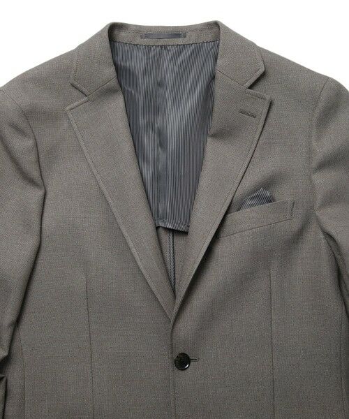 MEN'S BIGI / メンズビギ テーラードジャケット | 【LANATEC/ラナテック】シャークスキンテーラードジャケット（セットアップ対応） | 詳細3