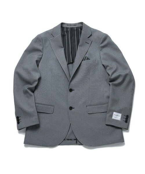 MEN'S BIGI / メンズビギ テーラードジャケット | 【LANATEC/ラナテック】シャークスキンテーラードジャケット（セットアップ対応） | 詳細15