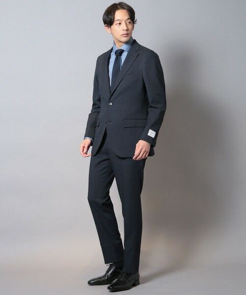 MEN'S BIGI / メンズビギ テーラードジャケット | 【LANATEC/ラナテック】シャークスキンテーラードジャケット（セットアップ対応） | 詳細17