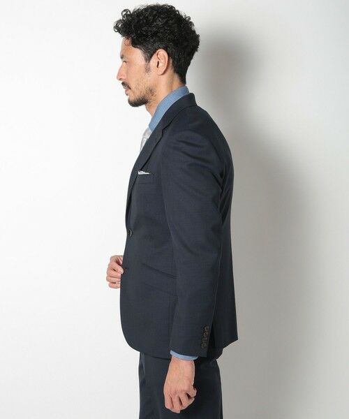 MEN'S BIGI / メンズビギ セットアップ | ドビー柄スリムフィットスーツセットアップ | 詳細9