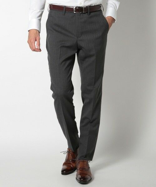 MEN'S BIGI / メンズビギ セットアップ | ヘリンボーンストライプスーツセットアップ | 詳細4