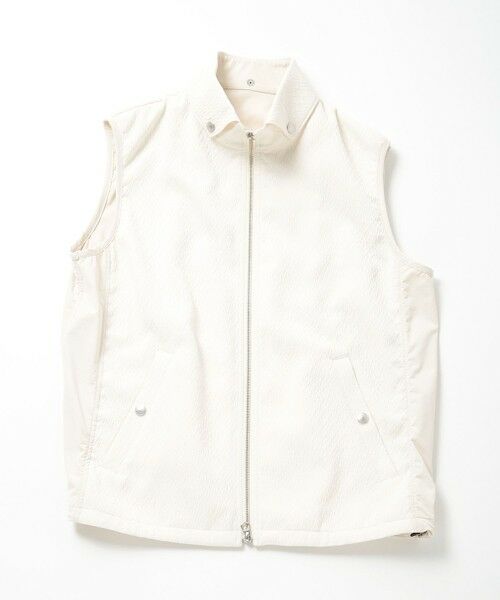 MEN'S BIGI / メンズビギ ベスト | フクレジャカードキルティングベスト（ベージュ）