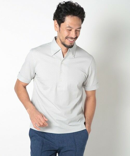 MEN'S BIGI / メンズビギ ポロシャツ | 【ACTIVE TAILOR】COOL MAXサッカー織りポロシャツ | 詳細1