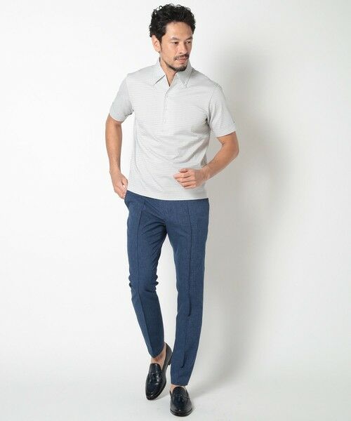 MEN'S BIGI / メンズビギ ポロシャツ | 【ACTIVE TAILOR】COOL MAXサッカー織りポロシャツ | 詳細4