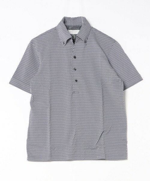 MEN'S BIGI / メンズビギ ポロシャツ | 【ACTIVE TAILOR】COOL MAXサッカー織りポロシャツ（ブルー）