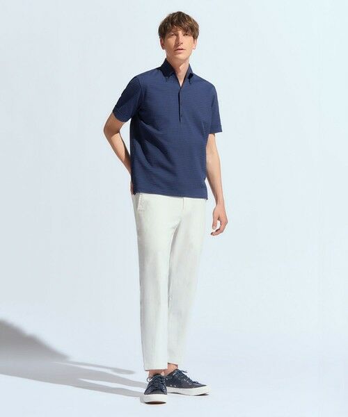 MEN'S BIGI / メンズビギ ポロシャツ | 【ACTIVE TAILOR】COOL MAXサッカー織りポロシャツ | 詳細13