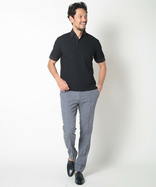 MEN'S BIGI / メンズビギ ポロシャツ | 【ACTIVE TAILOR】リンクスジャカードポロシャツ | 詳細7