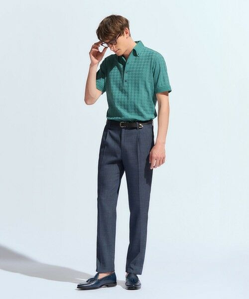 MEN'S BIGI / メンズビギ ポロシャツ | 【ACTIVE TAILOR】リンクスジャカードポロシャツ | 詳細18